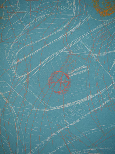 Mark TOBEY : Mélancolie marine, Lithographie originale (photo de détail 6) - Crédit photo : Galerie Art.Paris