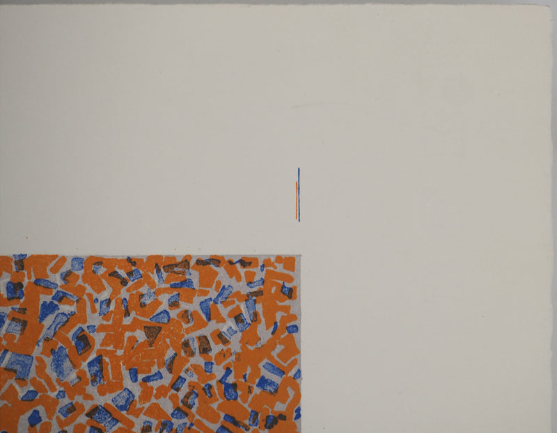 Mark TOBEY : Chaleur ardente , Sérigraphie originale (photo de détail 9) - Crédit photo : Galerie Art.Paris