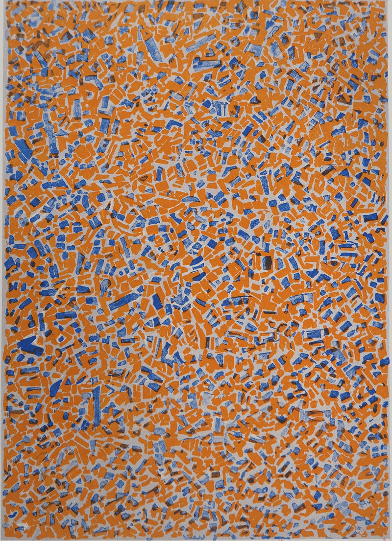 Mark TOBEY : Chaleur ardente , Sérigraphie originale (photo de détail 3) - Crédit photo : Galerie Art.Paris