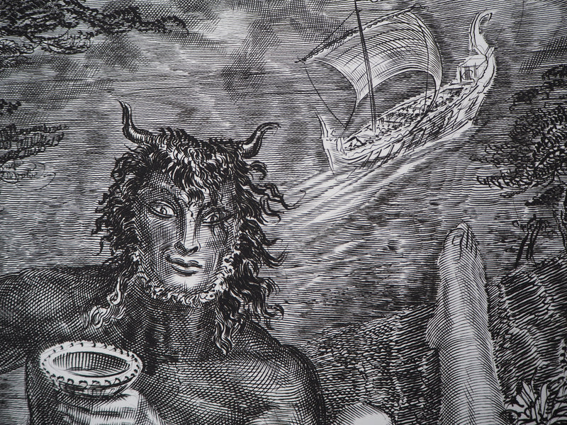 Albert DECARIS : Femme et faune, Gravure originale (photo de détail 5) - Crédit photo : Galerie Art.Paris