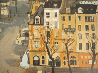 Roger FORISSIER : Paris : La Samaritaine et le Pont-Neuf, Lithographie originale (photo de détail 4) - Crédit photo : Galerie Art.Paris