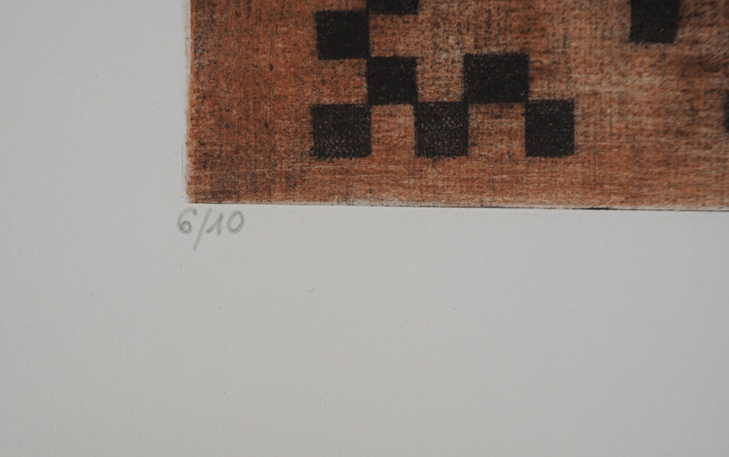 Jean HAECK : Caprice IV, Gravure originale (photo de détail 6) - Crédit photo : Galerie Art.Paris