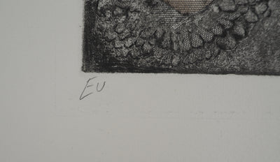 France DUMAS : Etude de visages, Gravure originale (photo de détail 5) - Crédit photo : Galerie Art.Paris