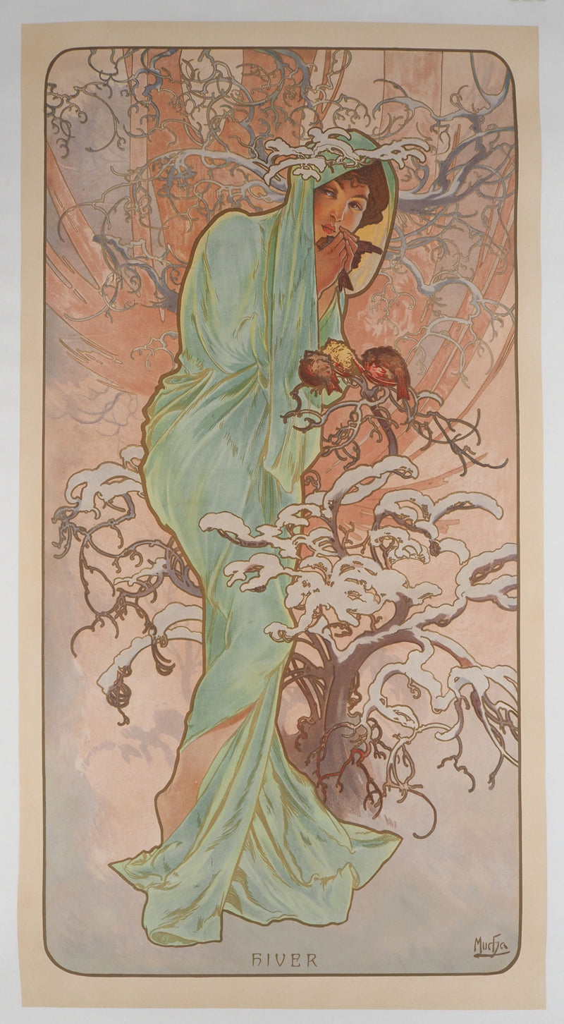 Alfonse MUCHA : Saisons, l&