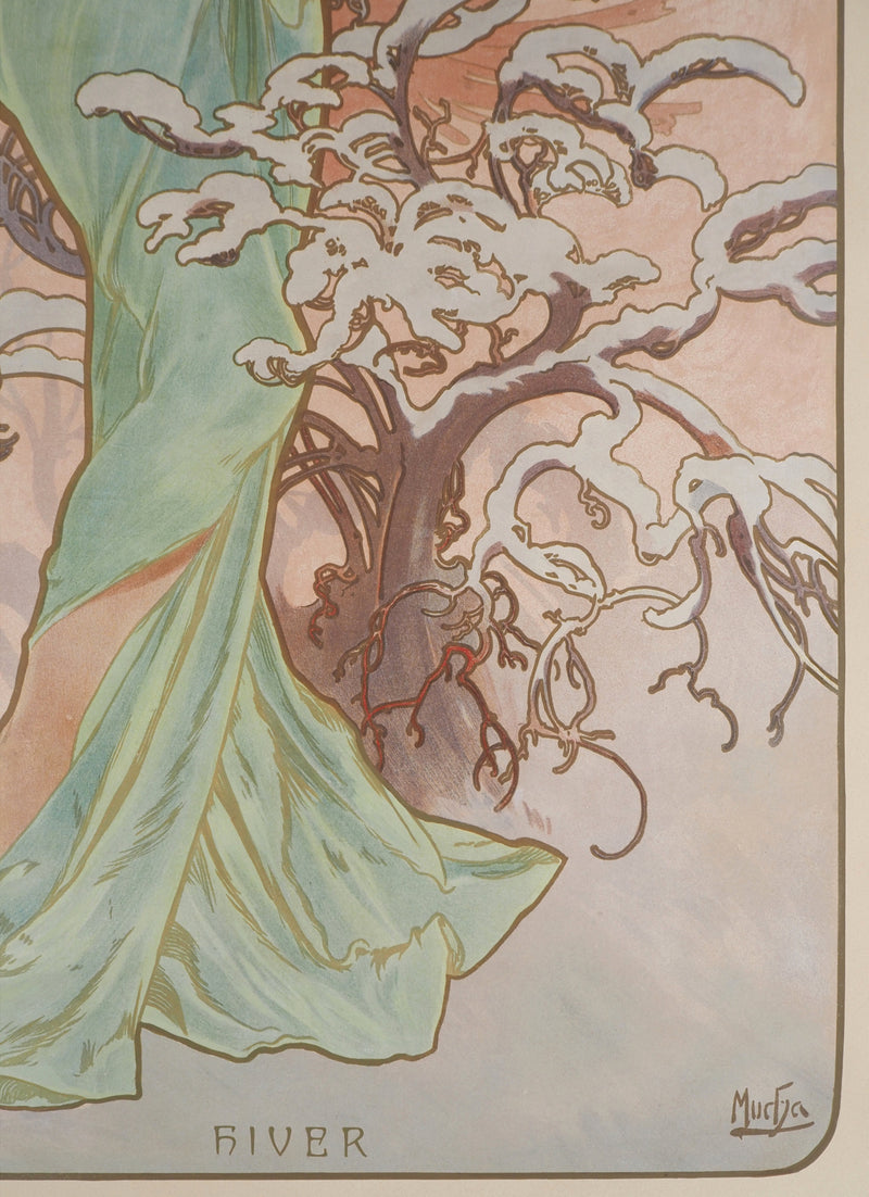 Alfonse MUCHA : Saisons, l&