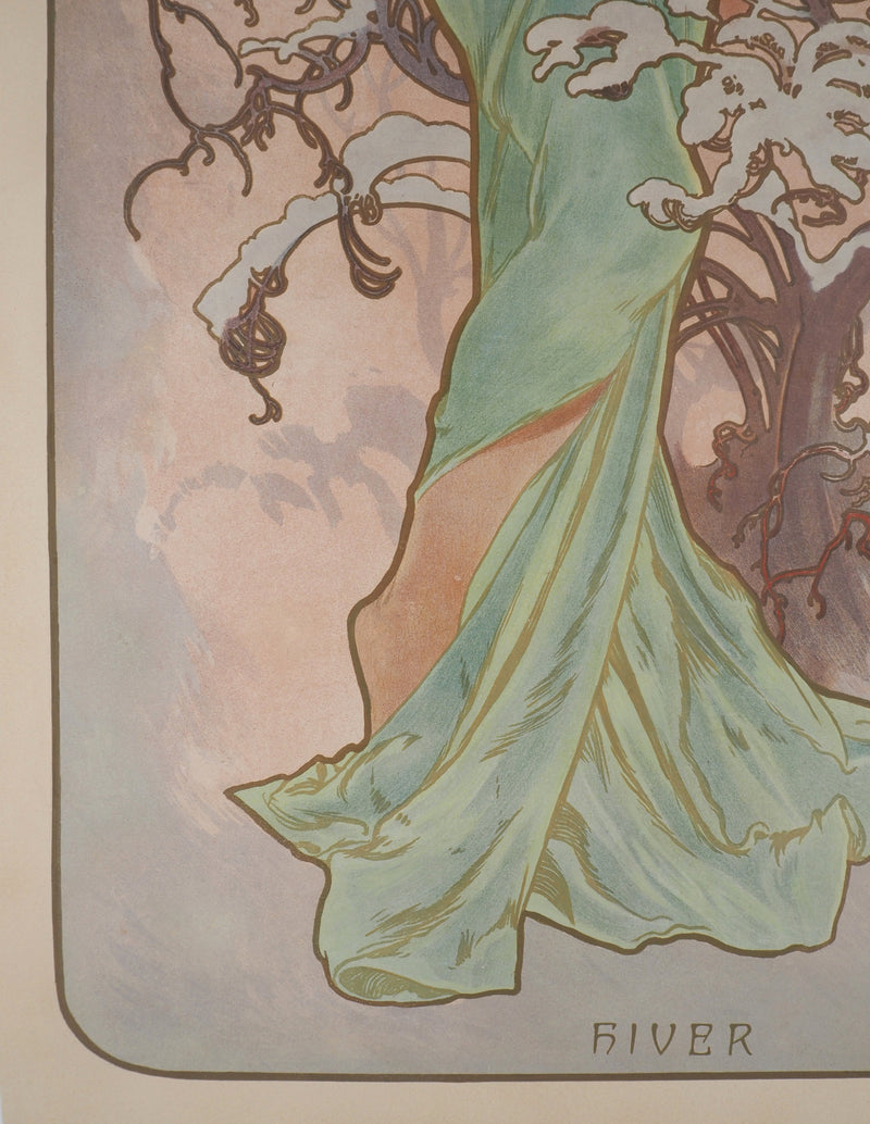 Alfonse MUCHA : Saisons, l&