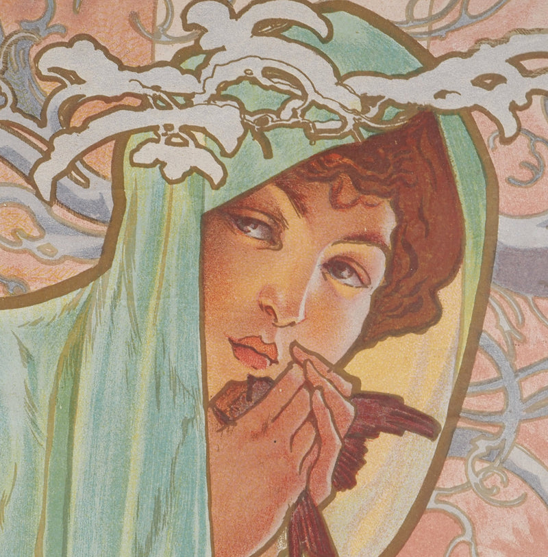 Alfonse MUCHA : Saisons, l&