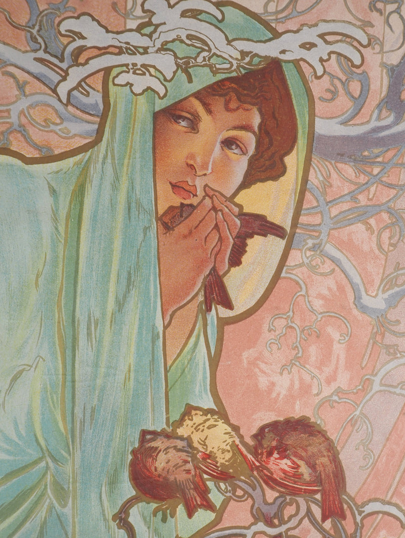 Alfonse MUCHA : Saisons, l&