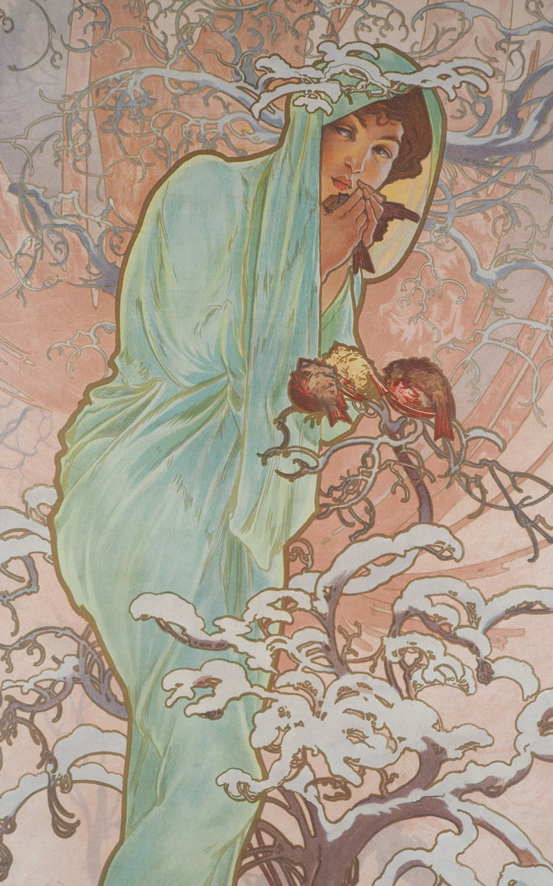 Alfonse MUCHA : Saisons, l&