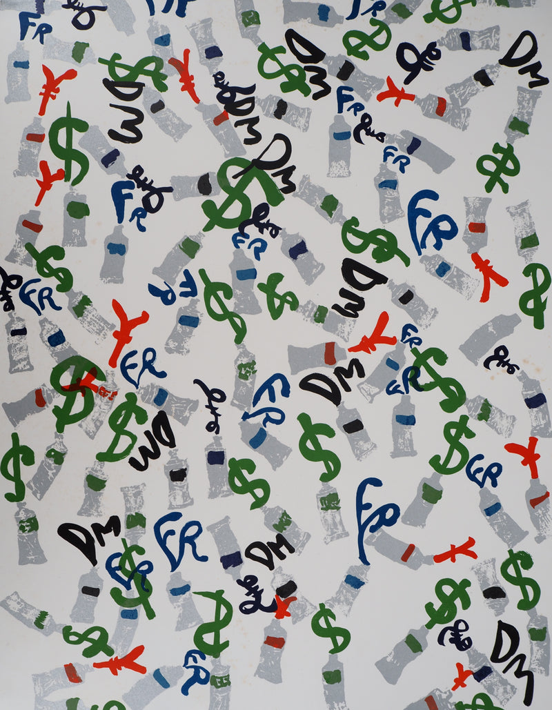 ARMAN : Hommage à la peinture, Currency, Lithographie originale signée