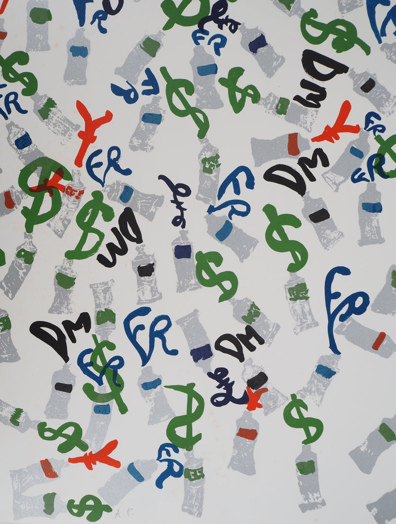ARMAN : Hommage à la peinture, Currency, Lithographie originale signée
