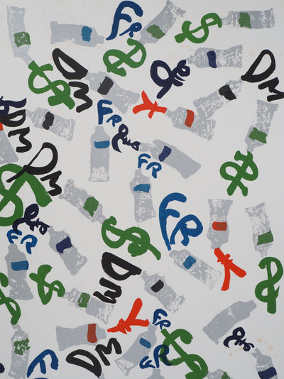 ARMAN : Hommage à la peinture, Currency, Lithographie originale signée