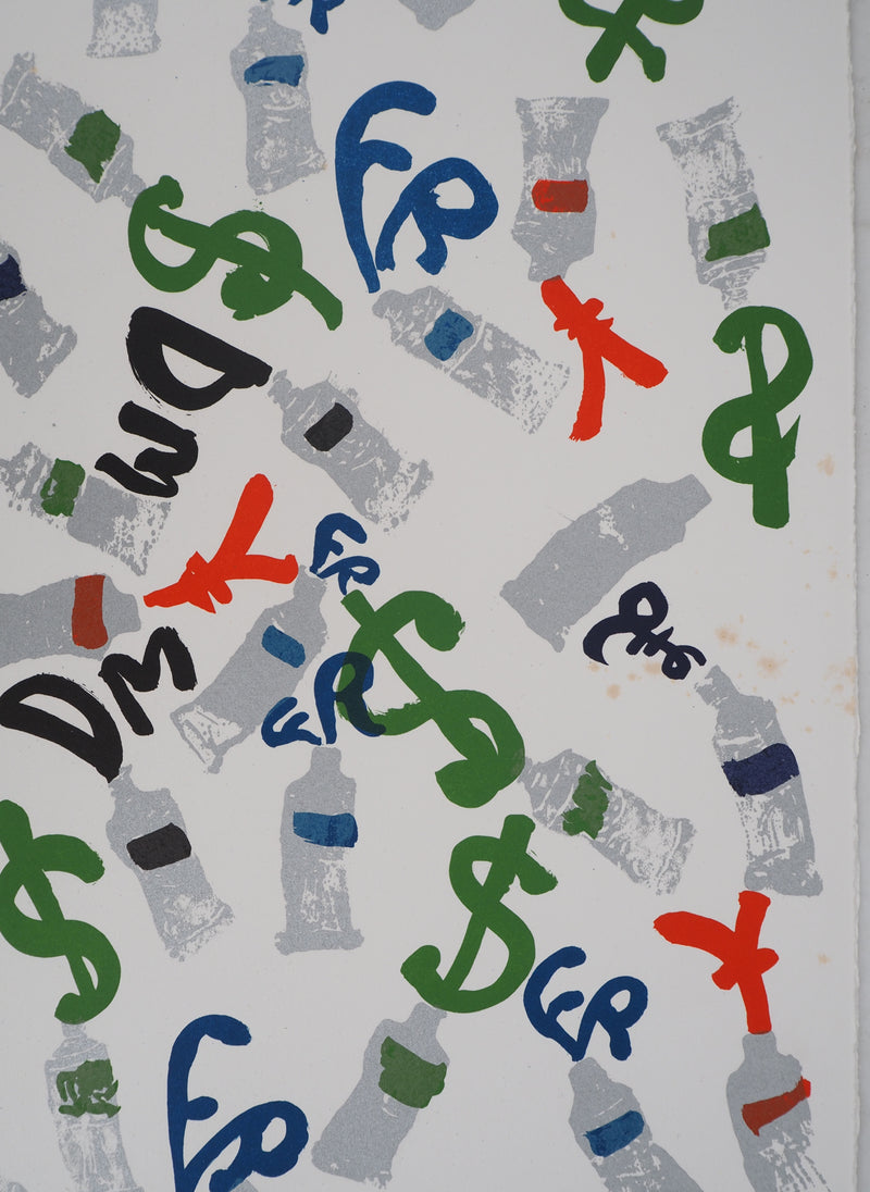 ARMAN : Hommage à la peinture, Currency, Lithographie originale signée