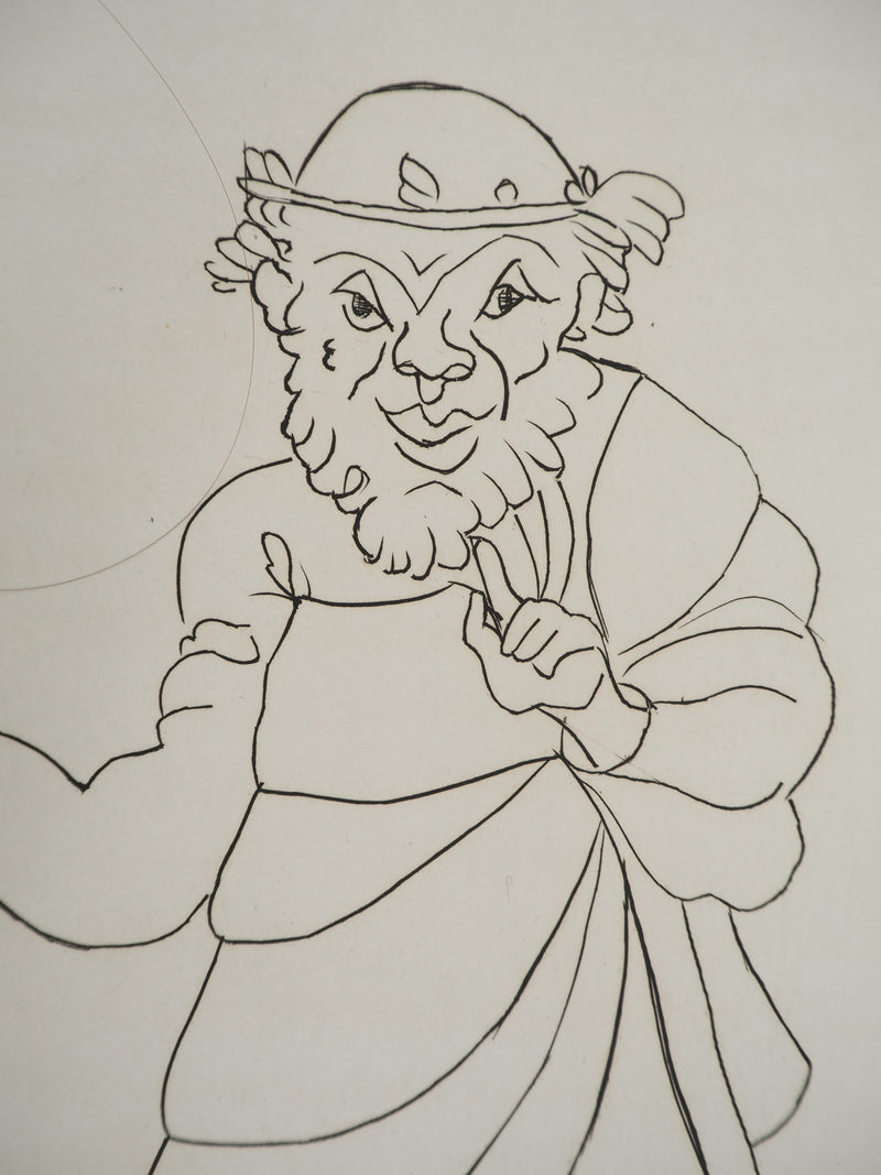 André DERAIN : Vieil homme se promenant, Gravure originale (photo de détail 5) - Crédit photo : Galerie Art.Paris