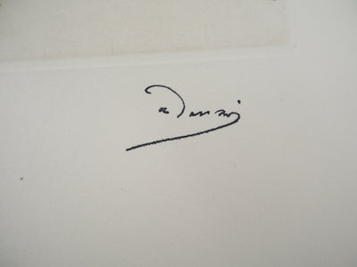 André DERAIN : Représentation théâtrale, Gravure originale (photo de détail 2) - Crédit photo : Galerie Art.Paris