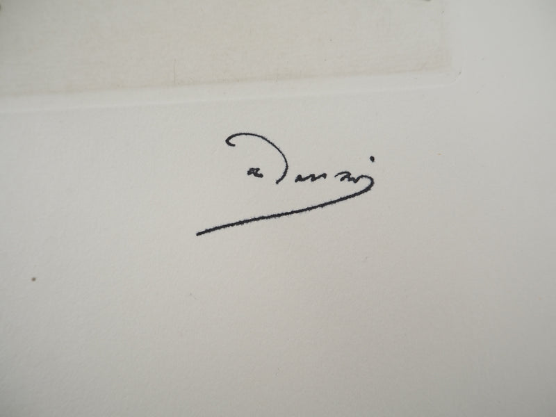 André DERAIN : Représentation théâtrale, Gravure originale (photo de détail 2) - Crédit photo : Galerie Art.Paris