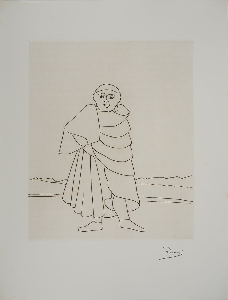 André DERAIN : Le poète, Gravure originale (vue générale) - Crédit photo : Galerie Art.Paris