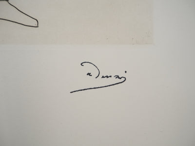André DERAIN : Le poète, Gravure originale (photo de détail 2) - Crédit photo : Galerie Art.Paris