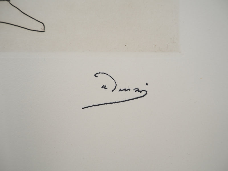 André DERAIN : Le poète, Gravure originale (photo de détail 2) - Crédit photo : Galerie Art.Paris