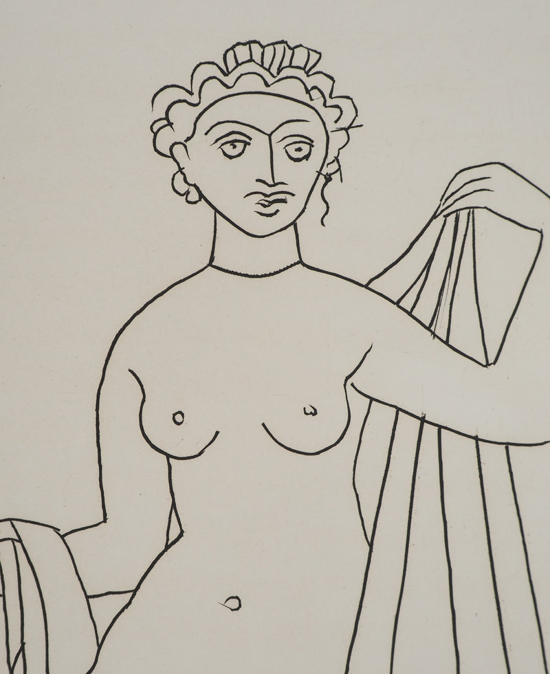 André DERAIN : Jeune femme dévêtue, Gravure originale (photo de détail 3) - Crédit photo : Galerie Art.Paris