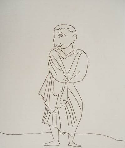 André DERAIN : L'amoureux timide, Gravure originale (photo de détail 3) - Crédit photo : Galerie Art.Paris