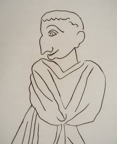 André DERAIN : L'amoureux timide, Gravure originale (photo de détail 4) - Crédit photo : Galerie Art.Paris