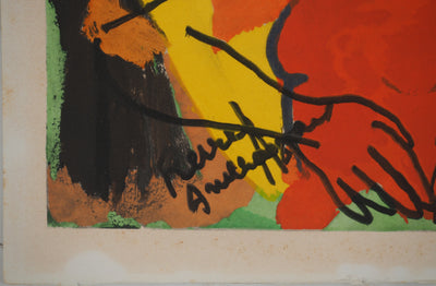 Pierre AMBROGIANI : La Corrida, Lithographie originale (photo de détail 2) - Crédit photo : Galerie Art.Paris