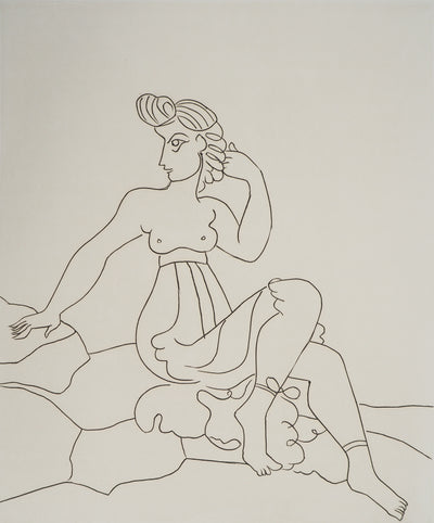 André DERAIN : La séductrice, Gravure originale (photo de détail 3) - Crédit photo : Galerie Art.Paris