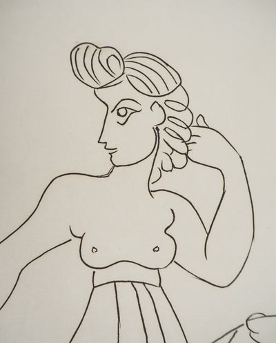 André DERAIN : La séductrice, Gravure originale (photo de détail 4) - Crédit photo : Galerie Art.Paris