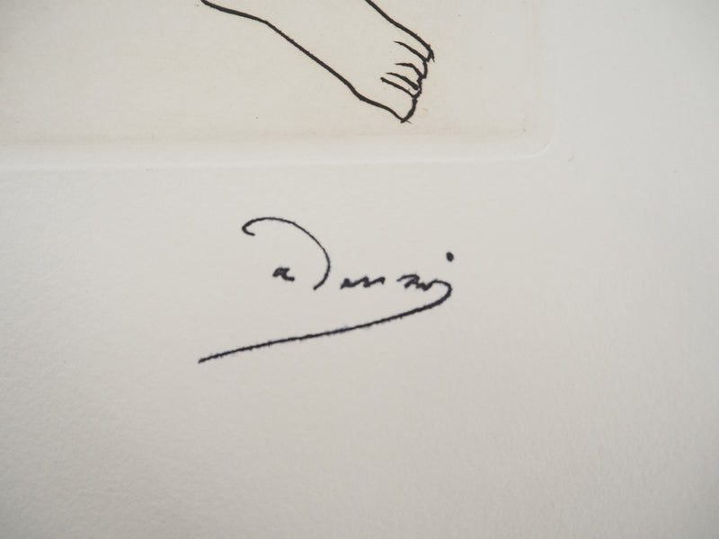 André DERAIN : La séductrice, Gravure originale (photo de détail 2) - Crédit photo : Galerie Art.Paris