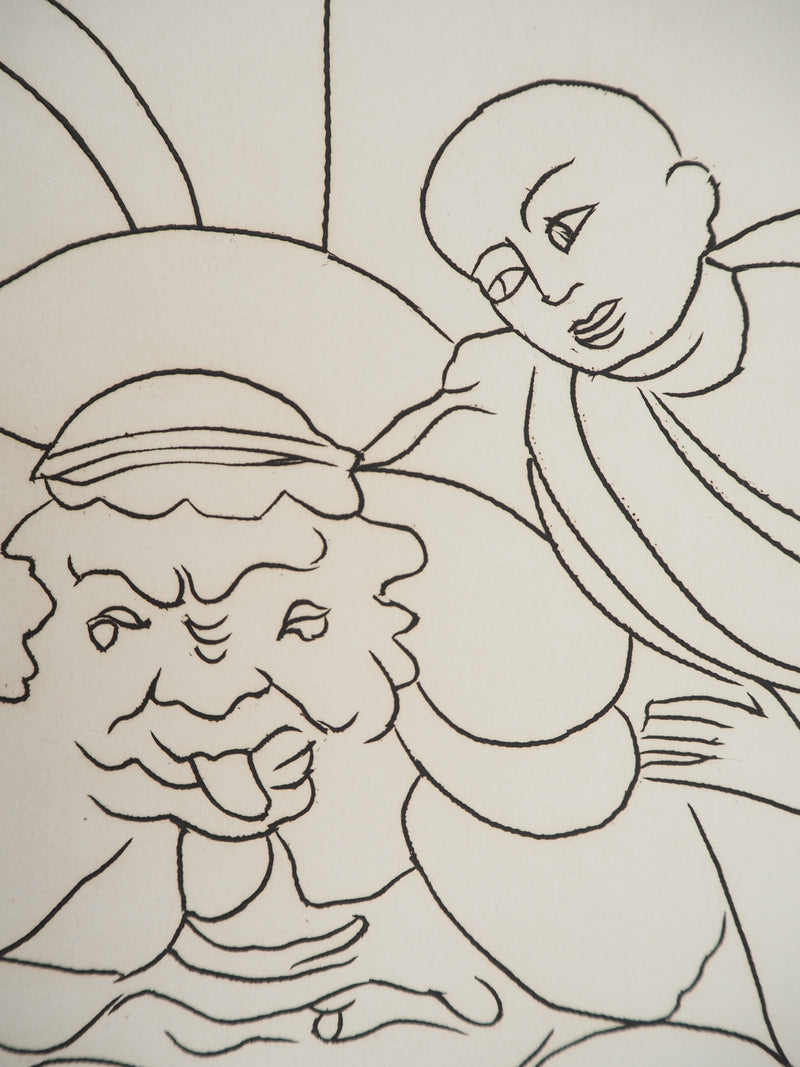 André DERAIN : Un trop joyeux festin, Gravure originale (photo de détail 6) - Crédit photo : Galerie Art.Paris