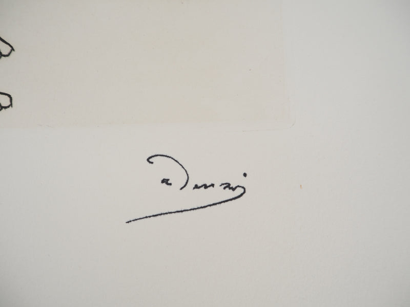 André DERAIN : Grand nu et amant caché, Gravure originale (photo de détail 2) - Crédit photo : Galerie Art.Paris