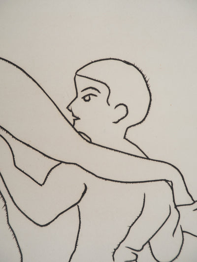 André DERAIN : Femme et jeune homme, Gravure originale (photo de détail 6) - Crédit photo : Galerie Art.Paris