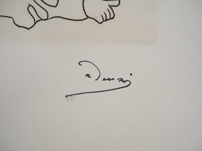 André DERAIN : Femme en grande robe, Gravure originale (photo de détail 2) - Crédit photo : Galerie Art.Paris