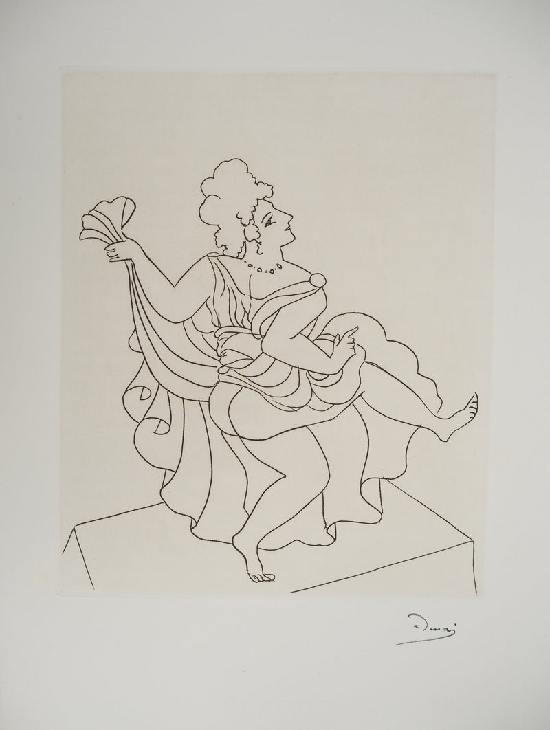 André DERAIN : La danse grivoise, Gravure originale (vue générale) - Crédit photo : Galerie Art.Paris