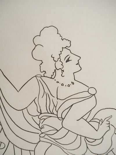 André DERAIN : La danse grivoise, Gravure originale (photo de détail 4) - Crédit photo : Galerie Art.Paris