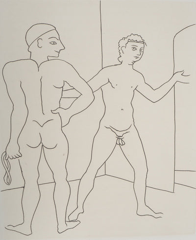 André DERAIN : Les deux gymnastes, Gravure originale (photo de détail 3) - Crédit photo : Galerie Art.Paris