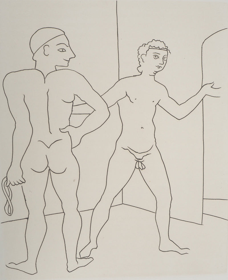 André DERAIN : Les deux gymnastes, Gravure originale (photo de détail 3) - Crédit photo : Galerie Art.Paris