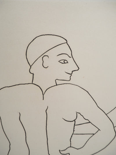 André DERAIN : Les deux gymnastes, Gravure originale (photo de détail 4) - Crédit photo : Galerie Art.Paris