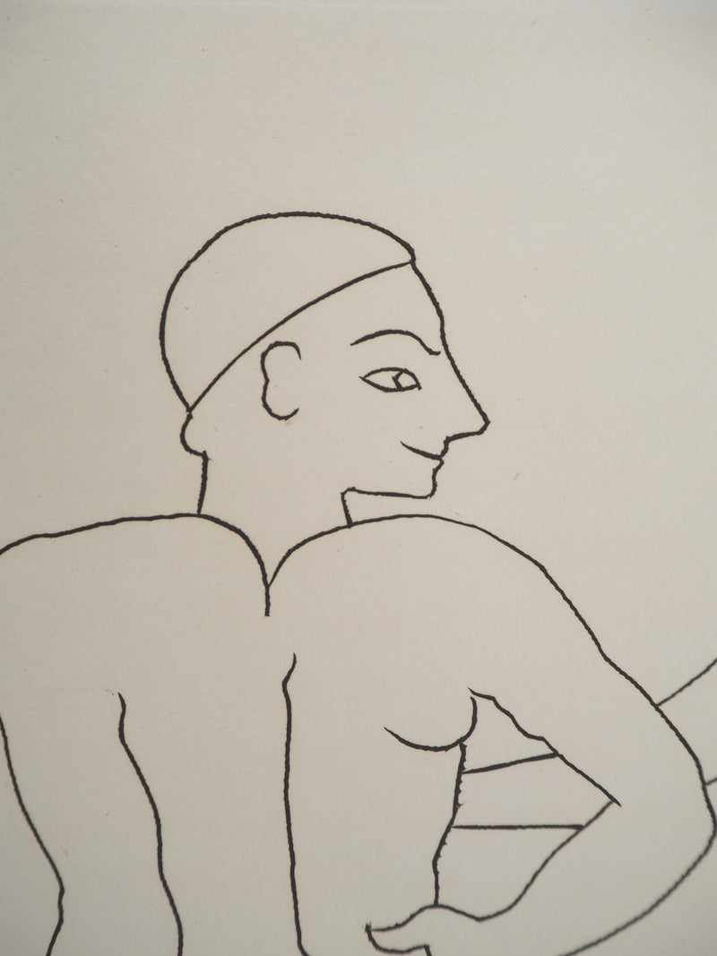 André DERAIN : Les deux gymnastes, Gravure originale (photo de détail 4) - Crédit photo : Galerie Art.Paris