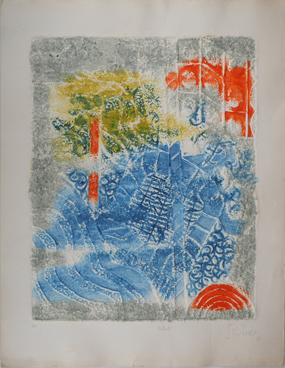 Pierre CLERC : Kabuki,, Gravure originale (vue générale) - Crédit photo : Galerie Art.Paris