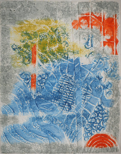 Pierre CLERC : Kabuki,, Gravure originale (photo de détail 3) - Crédit photo : Galerie Art.Paris