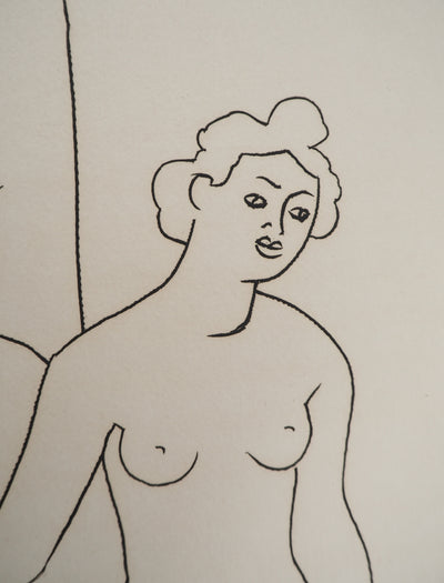 André DERAIN : Le vieil homme et la jeune fille, Gravure originale (photo de détail 6) - Crédit photo : Galerie Art.Paris