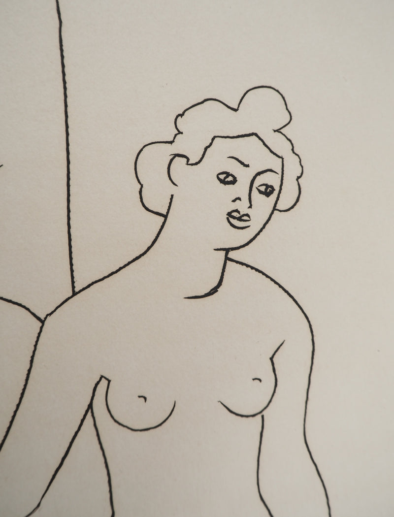 André DERAIN : Le vieil homme et la jeune fille, Gravure originale (photo de détail 6) - Crédit photo : Galerie Art.Paris