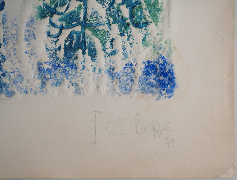 Pierre CLERC : En vue du soleil,, Gravure originale (photo de détail 2) - Crédit photo : Galerie Art.Paris