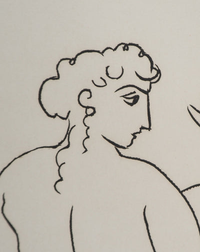André DERAIN : Jeune couple se découvrant, Gravure originale (photo de détail 5) - Crédit photo : Galerie Art.Paris