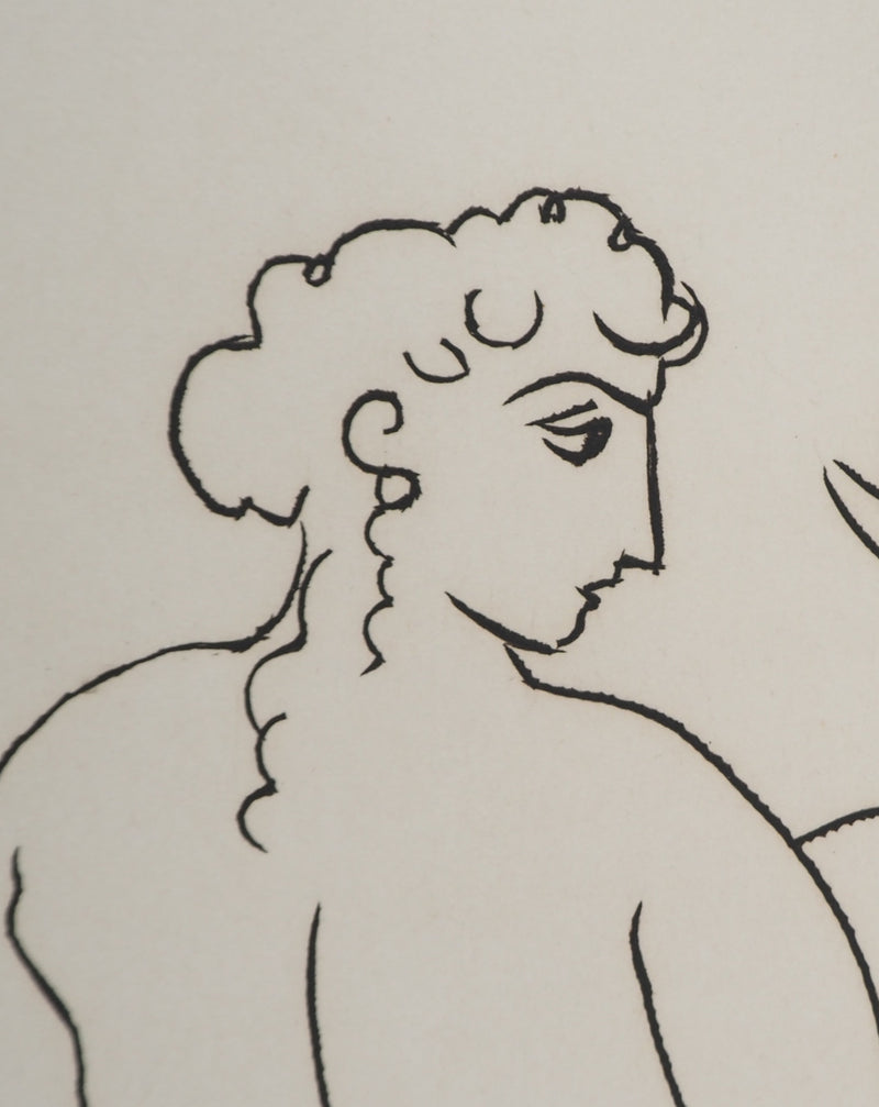 André DERAIN : Jeune couple se découvrant, Gravure originale (photo de détail 5) - Crédit photo : Galerie Art.Paris