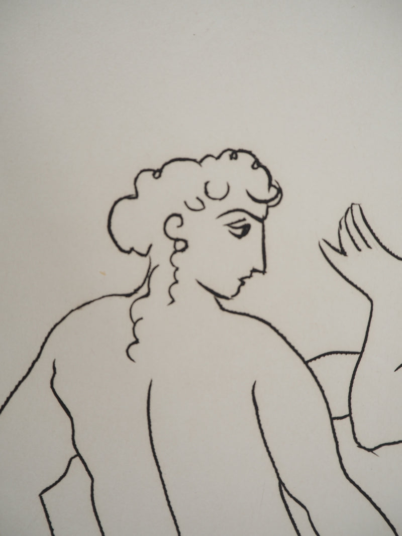 André DERAIN : Jeune couple se découvrant, Gravure originale (photo de détail 7) - Crédit photo : Galerie Art.Paris