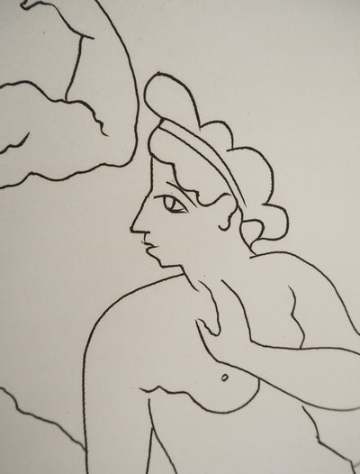 André DERAIN : L'athlète montrant sa force, Gravure originale (photo de détail 6) - Crédit photo : Galerie Art.Paris