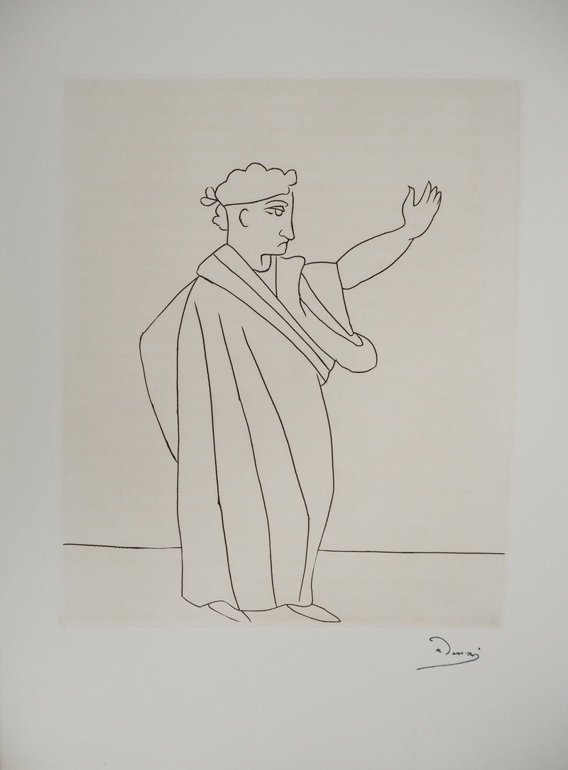 André DERAIN : Salutations romaines, Gravure originale (vue générale) - Crédit photo : Galerie Art.Paris